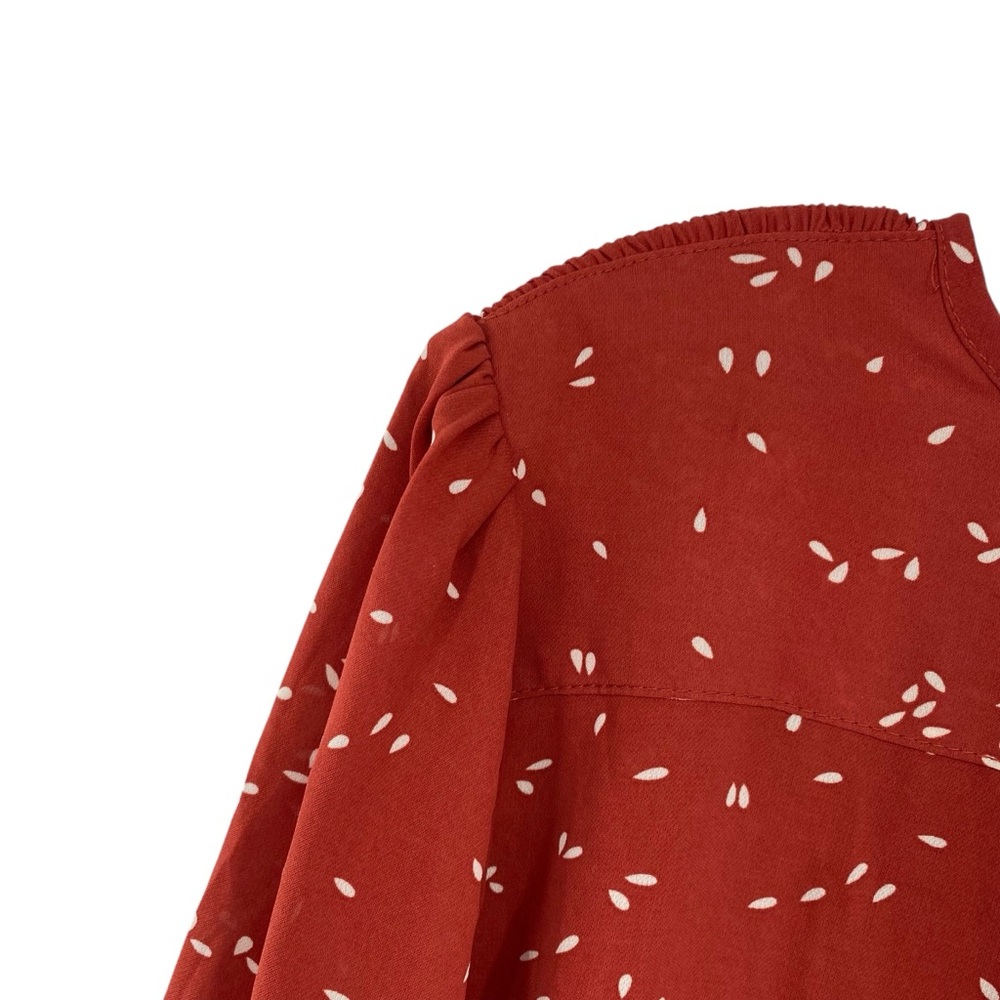 Fun2Fun Amiyah Tie Sleeve Blouse XL - Picture 10 of 10